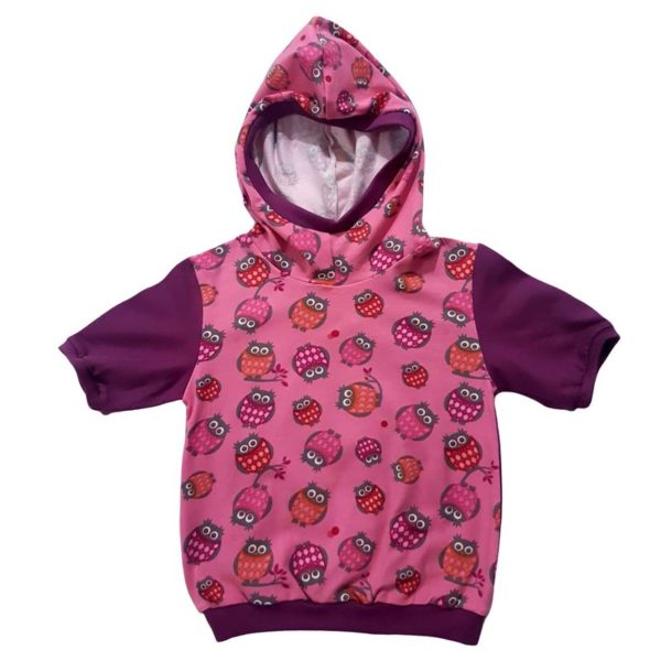 SHIRT KURZARM PINK EULEN