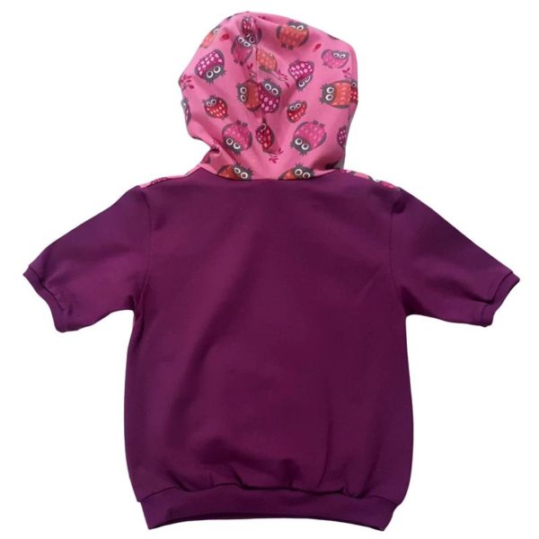 SHIRT KURZARM PINK EULEN – Bild 2