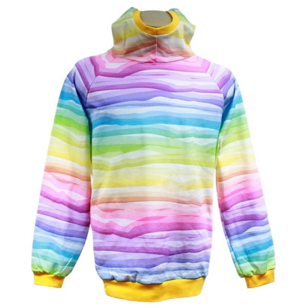 HOODIE REGENBOGEN WELLEN