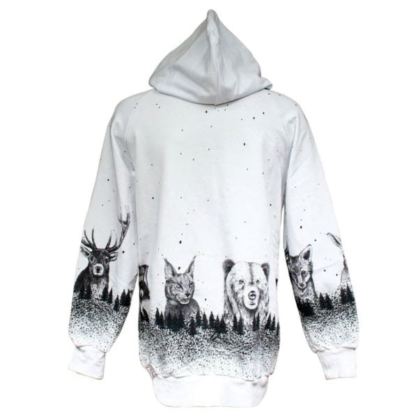 HOODIE TIERE IM WALD - HIRSCH – Bild 2