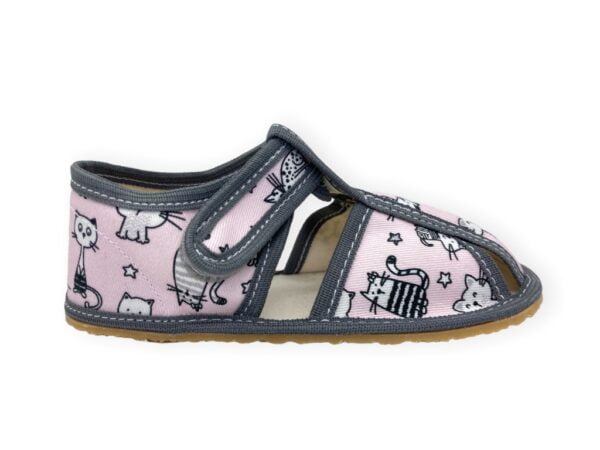 BABY BARE - HAUSSCHUHE PINK CAT