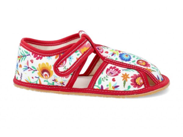 BABY BARE - HAUSSCHUHE WHITE FOLKLORE