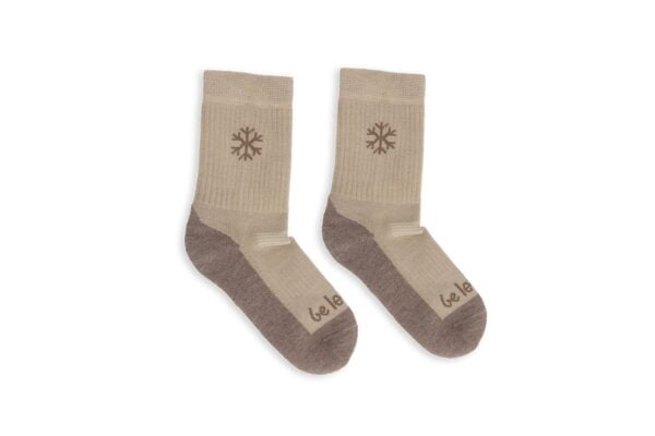 BE LENKA - KINDER SOCKEN CREW MERINO BEIGE – Bild 2