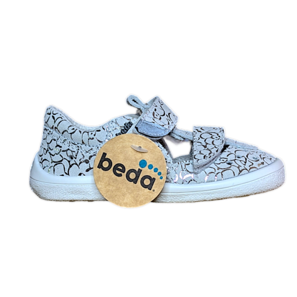BEDA - SANDALEN SILVER SHINE